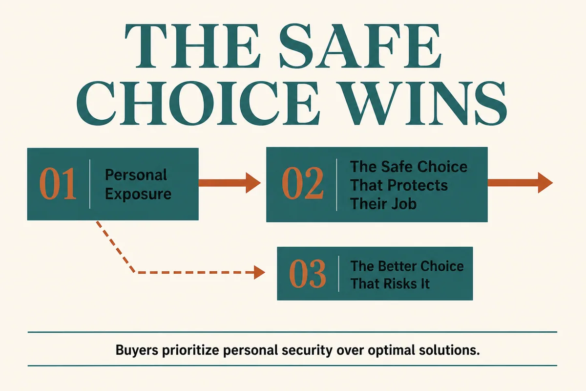 Visual summary for Every Purchase Is a Risk Decision.